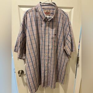 Men's Plaid Short Sleeve‎ Shirt